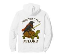 Crow Raven Twas The Tism M Lord Funny Autism Meme Graphic Pullover Hoodie