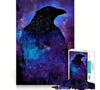Crow Ravens Jigsaw Puzzle for Adults 1000 Pieces Think Smart Tight Cut Home Activity Xmas Gift (38x26cm)
