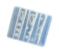Crow Rose Candleholder Silicone Mould for Nails Art and Manicure Accessories Creation