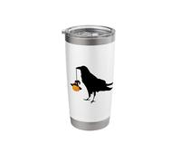 Crow Shirt Halloween Blackbird - Jack O Lantern On A Chain Stainless Steel Insulated Tumbler