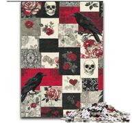 Crow Skeleton 1000 Piece Jigsaw Puzzles for Teenagers Gifts, for Age 14+ Game Wall Decoration Unique Gifts for Birthday And Christmas (50x75cm)