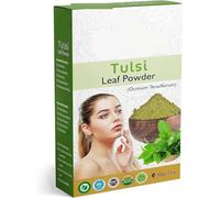 CROW tu.lsi pow.der for face organic |tu.lsi leaf pow.der |Tu.lsi Leaf/Leaves/Ocimum Sanctum |Holy Basil Powder for Skin & Hair |Ocimum Sanctum |Organic Tu.lsi Pow.der (100g, Pack of 1)