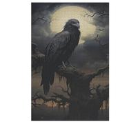 Crow Wooden Jigsaw Puzzles 1000 Piece Puzzle For Adults. Challenging To Complete But Fun And Humorous Jigsaws 78×53cm