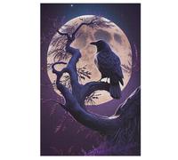 Crow Wooden Jigsaw Puzzles 1000 Piece Puzzle For Adults. Challenging To Complete But Fun And Humorous Jigsaws （78×53cm）