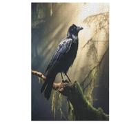 Crow Wooden Jigsaw Puzzles for Adults 1000 Piece Puzzle for Kids & Teens, Fun Educational Games for Family Game Night 78×53cm