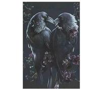 Crow Wooden Jigsaw Puzzles for Adults Hard Poster Puzzle 1000 Piece Precise Interlocking Educational Game Toys 78×53cm