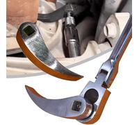 Crowbar Adapter Head Tools, Adjustable Angle Head Drop Forged Steel Pry bar Fits 3/8”Ratchet, 3.75"x.6" Ultrg Compact Pry Bar for Tight Spaces, Toughest Tasks with Ease - Leverage Design (1 Pcs)