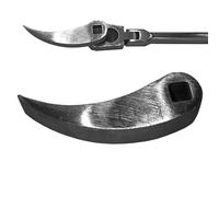 Crowbar Adapter Heads,Ratcheting Leverage Heads Drop Pry Bar Crowbar Tools - Heavy Duty Wrench Leverage Tool Curved Lever Replacement for Tough Tasks