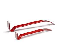 Crowbar Set 2pcs (190mm &380mm) from Hultafors I Practical Multifunctional pry Bars I Robust & Durable Nail pullers for Woodworking and Much More I 827015