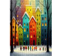 Crowd Community Classic Jigsaw Puzzle 2000 Piece for Adults BLQSBGA1-405