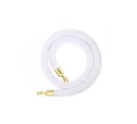 Crowd Control Barrier Rope - Thick Velvet Stanchion Rope, 4.9ft Long with Polished Hooks for Event Queue Management and Safety