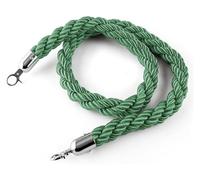 Crowd Control Queue Barrier Rope, Green Stanchion Barrier Rope For Crowd Control Multiple Sizes(2m/6.6ft)