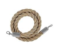 Crowd Control Rope - 1-10 Pack Hemp Ber Rope for Queue Management, Perfect for Home Theater, Cinema, Business Events, and Large Gatherings - Durable & Stylish
