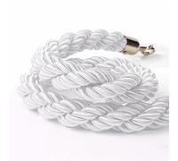 Crowd Control Rope Barrier for Queue Management and Waiting Area Solutions, Braided Hemp for Effective Line Dividers