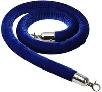 Crowd Control Rope,Queue Barrier Ropes, Rope Barrier 0.6m/ 0.9m/ 1.2m/ 1.5m/ 2m, Queue Barriers Cord With Metal Hooks, Velvet Stanchion Ropes, Grand Opening Event, Movie Theaters (5 Pack 120cm/4ft)