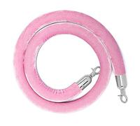 Crowd Control Rope with Silver Hooks Queue Management Barrier RopeCord for Event Openings Hotel Parties and Visitor GuidanceDurable and Stylish