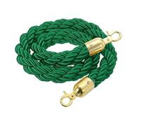 Crowd Control Ropes, Crowd Control Stanchion Queue Barrier Rope with Snap Hooks 60-305cm/2-10ft(1 Piece,305cm/10ft)