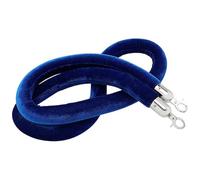 Crowd Control Ropes, Crowd Control Velvet Stanchion Rope with Metal Hooks Multiple Sizes(4.9ft/150cm)