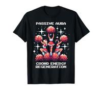Crowd Energy Aura | Pixel Cheerleading Gaming T-Shirt