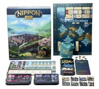 CrowD Games | Nippon Zaibatsu Emperor's Edition | Deluxe Strategy Board Game, Area Control Eurogame | 1-4 Players | 60-120 Minutes