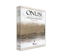 Crowd Games ONUS! Traianus: Terrain & Fortresses Expansion - Adds Terrain Features, Siege Rules, Fortifications & Incendiary Weapons, Transparent Components for Any Game Mat