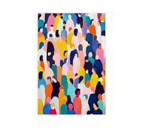 Crowd of People Poster Canvas Poster Bedroom Decor Landscape Office Room Decor Gift 12x18inch(30x45cm)