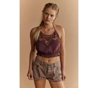 Crowd Pleaser Blouson Crop Top by Intimately at Free People in Shiraz, Size: Medium - female