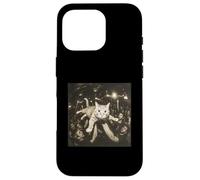 Crowd Surfing Cat Meme Disco Party Cat Gang Night Club Case for iPhone 16 Pro