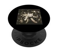 Crowd Surfing Cat Meme Disco Party Cat Gang Night Club PopSockets Adhesive PopGrip