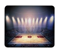 Crowded Basketball Sand Just Before Game Starts Tournament Theme Mouse Mat Soft Mousepad Stitched Edge Mouse Pads For Computer Office Pc 25X30Cm