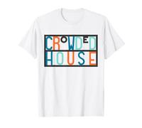 Crowded House - Logo On White T-Shirt