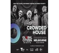 Crowded House Melbourne 2024 A3 A4 Print Poster Wall Art Home Decor Album Gift Present Photo Living Room Dining Room Bedroom Hall Loft Office Unframed Concert Live (A4)