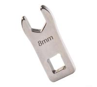 Crowfoot Spanner 8mm Open End for Ratchet Tools | Cr-V steel construction, high tensile strength, rust resistant, for durable for heavy duty tasks