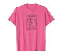 Crowley Thelema Liber AL vel Legis Holy Book - OTO Magick T-Shirt, Men, Pink Heather, Medium