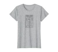 Crowley Thelema Liber AL vel Legis Holy Book - OTO Magick T-Shirt, Women, Heather Grey, Medium