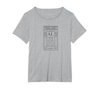 Crowley Thelema Liber AL vel Legis Holy Book - OTO Magick T-Shirt, Women's Plus, Heather Grey, 4X