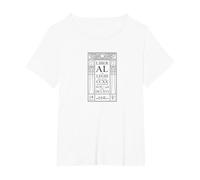 Crowley Thelema Liber AL vel Legis Holy Book - OTO Magick T-Shirt, Women's Plus, White, 3X