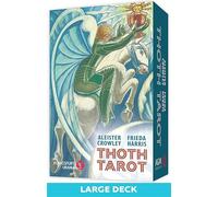 Crowley Thoth Tarot Deck Standard: 78-Card Thoth Tarot Deck (Large Edition) by Aleister Crowley, with Egyptian Symbolism, Qabalistic & Astrological ... Painted by Lady Frieda Harris, Plus Booklet