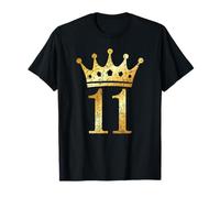 Crown #11 (Vintage Golden Yellow) 11th Birthday T-Shirt