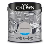 CROWN 2.5L Breatheasy MATT Emulsion Paint for Walls & Ceilings - WARM WINTER