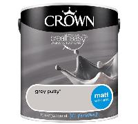 Crown Retail Core Emulsion Matt Grey Putty 2.5 L