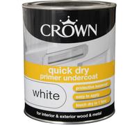 Crown 750Ml Quick Dry Primer Undercoat White