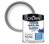 Crown 750Ml Quick Dry Satin Pure Brilliant White