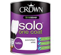 Crown 750Ml Solo One Coat Satin Pure Brilliant White