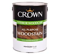 Crown All Purpose Exterior Woodstain - 5L - Mahogany