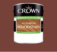 Crown All Purpose Woodstain Mahogany 5L