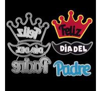 Crown Beard Metal Die Cuts, Cutting Dies for Card Making | Scrapbooking Die-Cuts, Cut Stencils, Embossing Dies for Scrapbooking, DIY Album Paper Cards, Art Craft Decoration