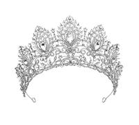 Crown Big Diadem Bride Crowns Women Tiaras Wedding Dress(Color 4)