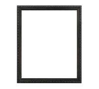 Crown Bobbin Wooden Picture Frame 18x12 Inch Frames & Mirrors 4U Black One Size