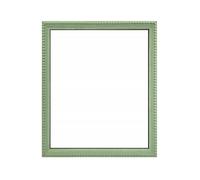 Crown Bobbin Wooden Picture Frame 50x23cm Frames & Mirrors 4U Light Green One Size